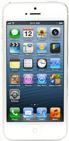 Смартфон Apple iPhone 5 64Gb White & Silver - Топки