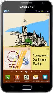 Смартфон Samsung Galaxy Note GT-N7000 Blue - Топки